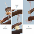 Carica l'immagine nel visualizzatore della galleria, Balacoo Wooden Bird Swing Perch Eco Friendly Durable Parakeet Toys by Deal US
