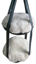 Load image into Gallery viewer, Pet Life Kittyhaus Dual-Lounging Hanging Cat Hammock Bed With Pillows by Pet Life
