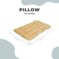 Load image into Gallery viewer, Enjoy The Wood Yellow Sleeping Cat Pillow With Integrated Wall Mount by Enjoy The Wood
