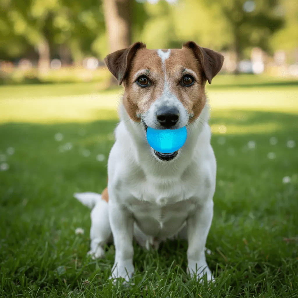 SodaPup Strobe Ball Light Up Dog Toy Durable Floating Heavy Duty USA by SodaPup/True Dogs, LLC