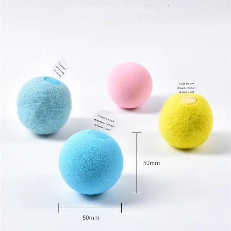 STEVVEX Interactive Cat Toy Ball With Realistic Chirping Sounds Auto Motion Activation For Pet Exercise Hunting Play by Stevvex