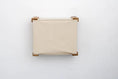 Gallery viewerに画像を読み込む, Enclosed Cat Bed - Cat Wall Cubby in beige canvas with wooden corner supports
