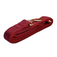 Charger l'image dans la visionneuse de la galerie, Red Wine Velvet Dog Harness Collar Leash Set Elegant Walking Wear by DDPaws
