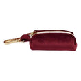 Charger l'image dans la visionneuse de la galerie, Red Wine Velvet Dog Harness Collar Leash Set Elegant Walking Wear by DDPaws
