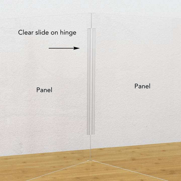 Hiddin Low Zig Zag Gate Add-On Panel with Hinge