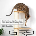 Charger l'image dans la visionneuse de la galerie, Catastrophic Creations wall-mounted cat scratcher with sisal rope, 180° rotatable
