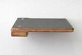 Load image into Gallery viewer, Cat Climbing Shelf by Catastrophic Creations; dark gray top, copper-brown edge
