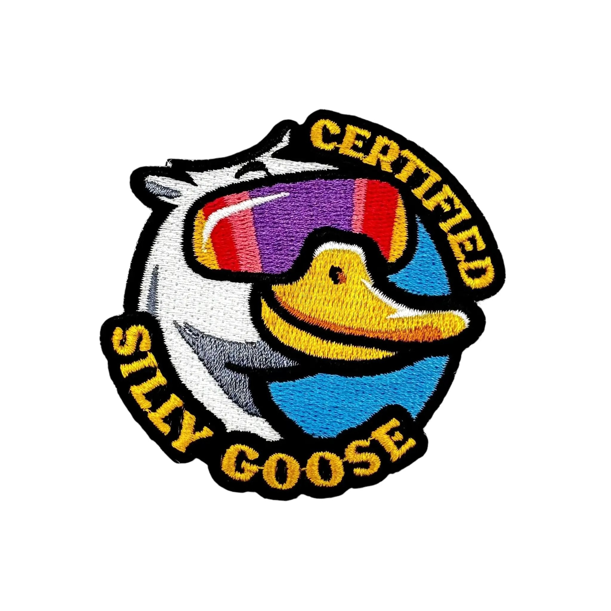 Certified Silly Goose Morale Patch 2.75 Inch Embroidered Hook Backing by kiloninerpets