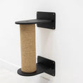 Gallery viewerに画像を読み込む, Enjoy The Wood Black Cat Tree Cushioned Indoor Sisal Climbing Post by Enjoy The Wood

