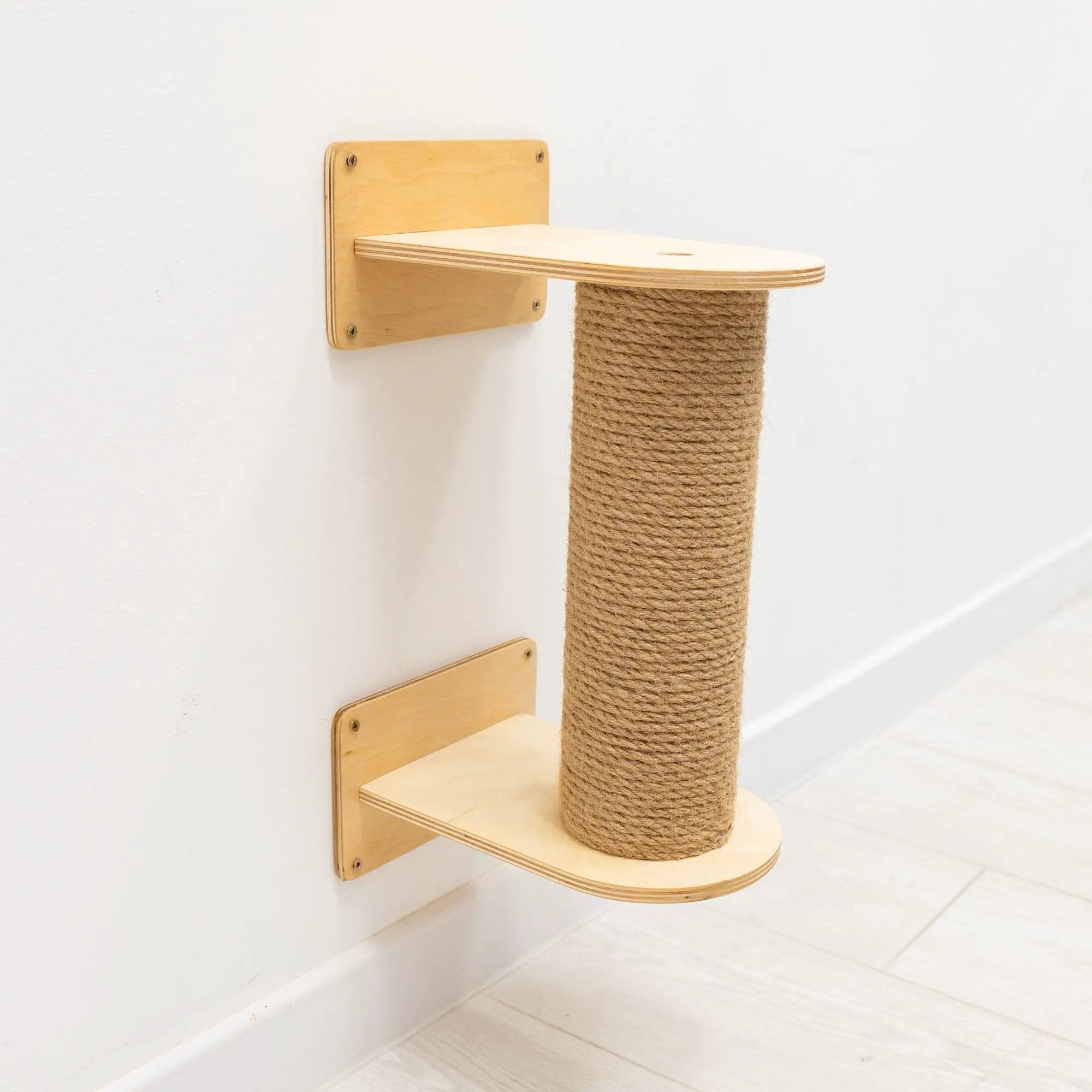 Enjoy The Wood Small Cat Tree Light Compact Safe Senior Retreat by Enjoy The Wood