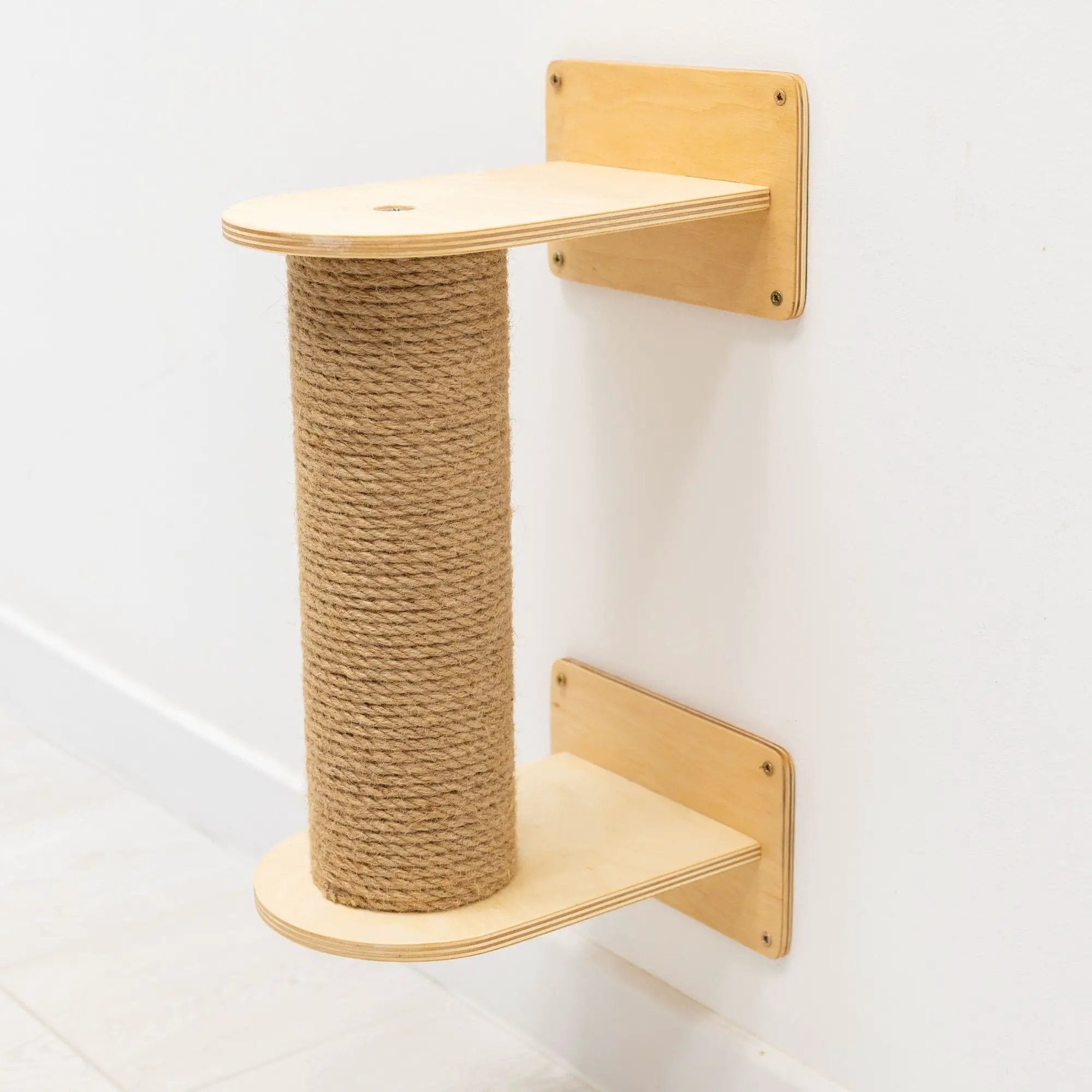 Enjoy The Wood Small Cat Tree Light Compact Safe Senior Retreat by Enjoy The Wood