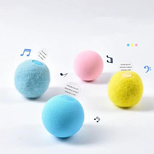 STEVVEX Interactive Cat Toy Ball With Realistic Chirping Sounds Auto Motion Activation For Pet Exercise Hunting Play by Stevvex