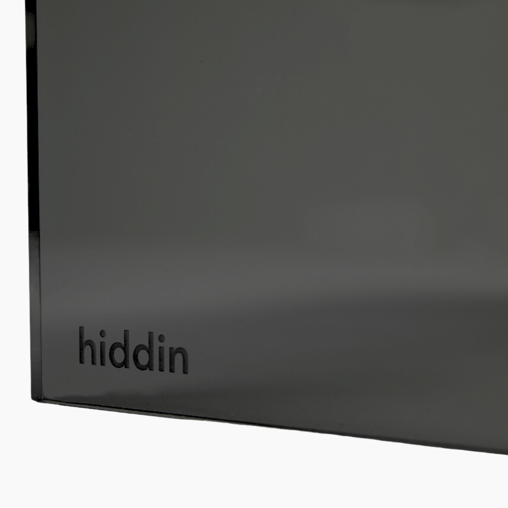 Hiddin Smoke Grey Acrylic Feeder Overflow Tray