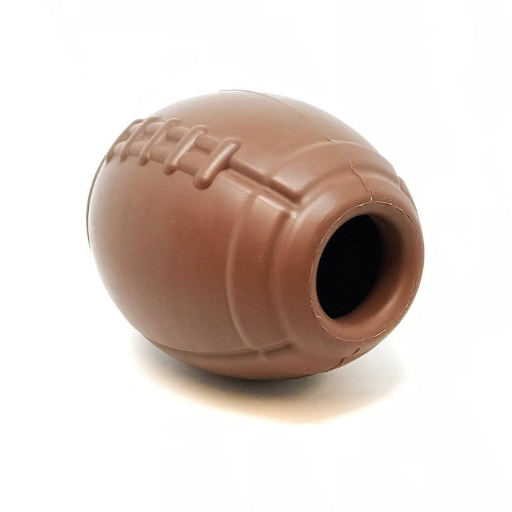 SodaPup Football natural rubber dog toy treat dispenser, view 11