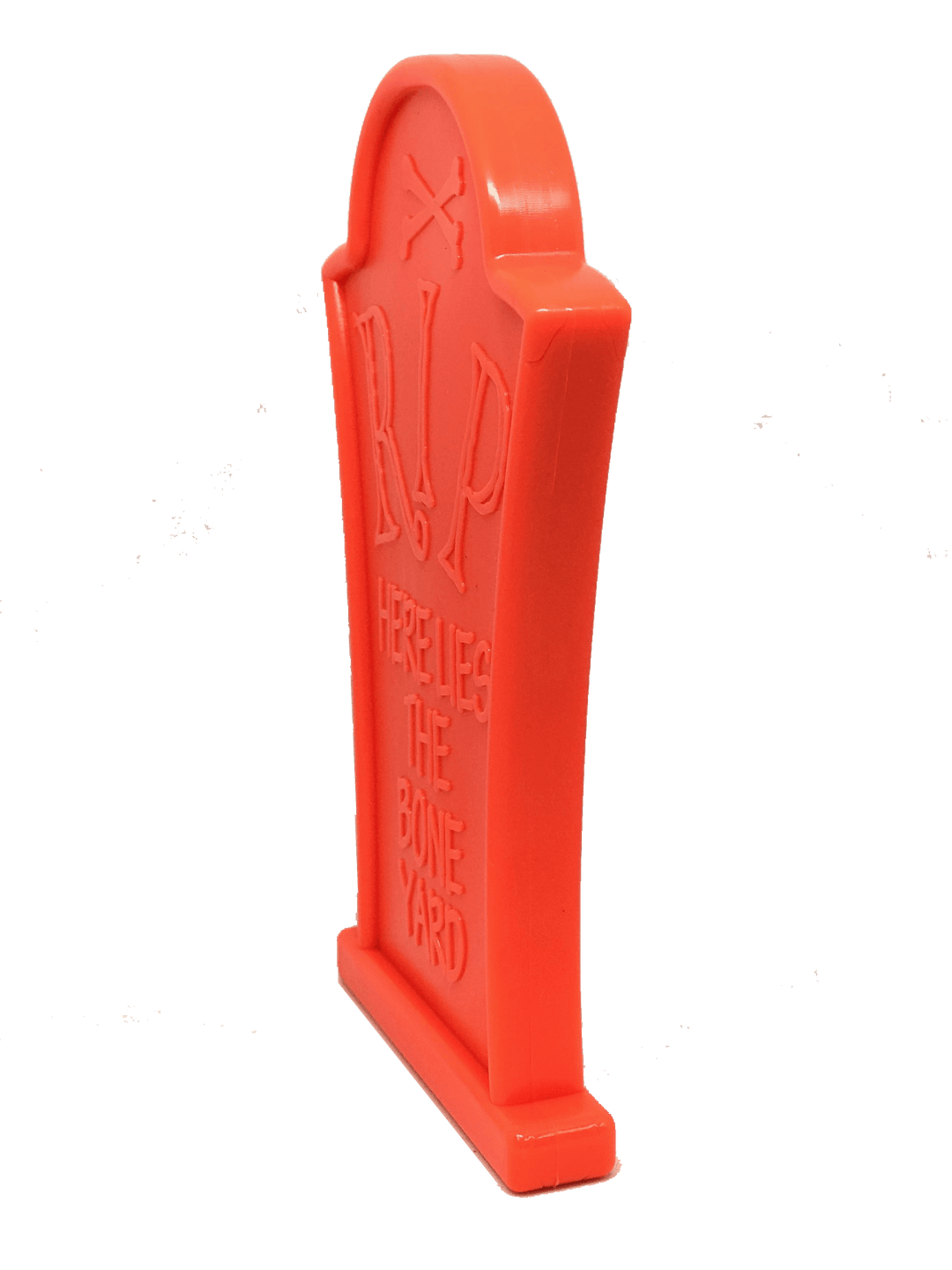 SodaPup Headstone nylon dog chew toy in orange, view 7
