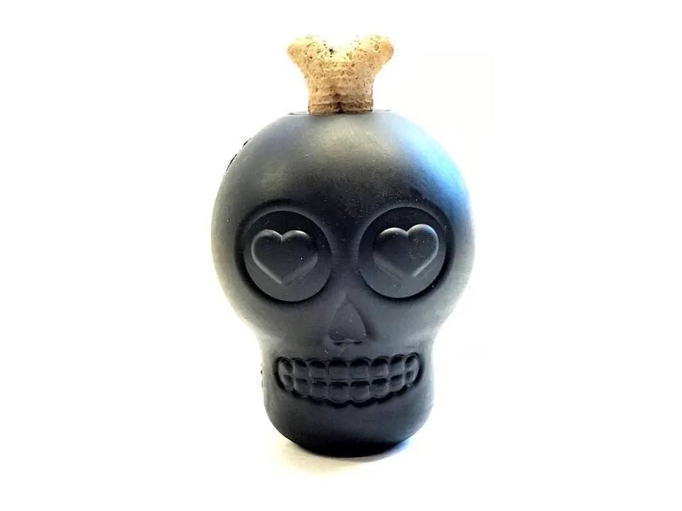 SodaPup Magnum Sugar Skull Rubber Dog Treat Dispenser (Large)