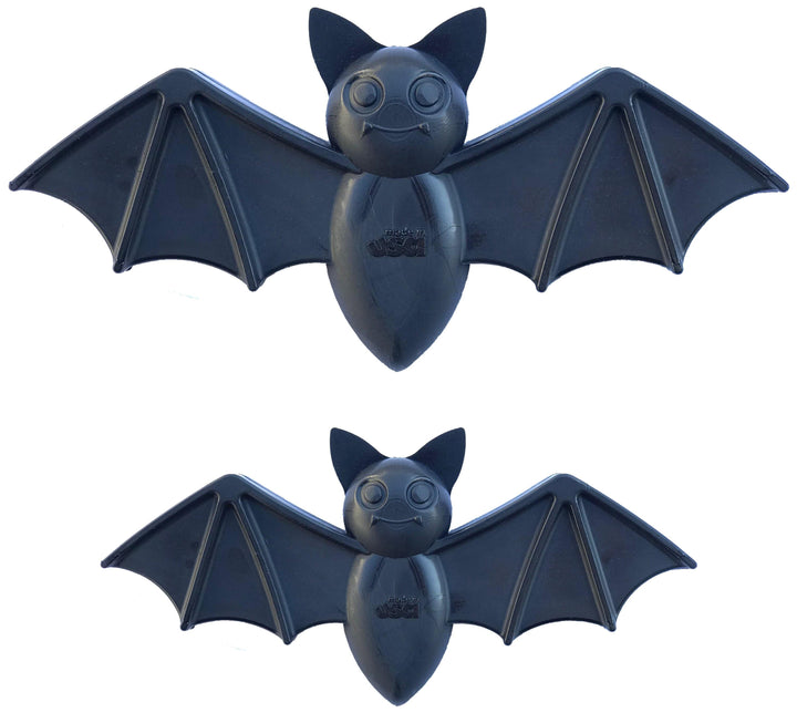 SodaPup Vampire Bat nylon dog chew toy in black, view 2