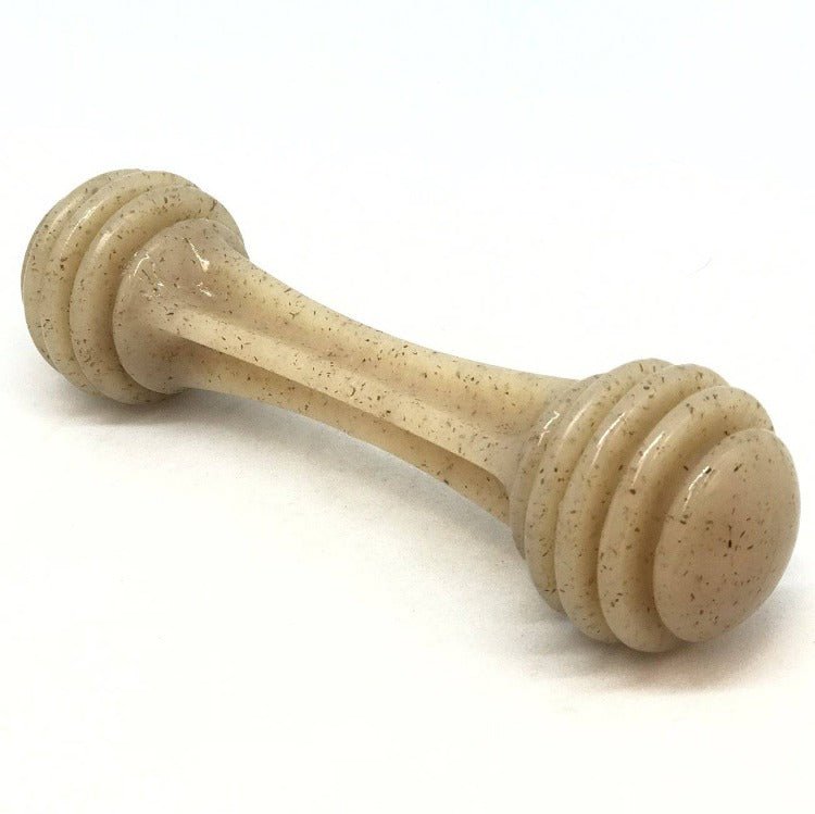 SodaPup Honey Bone nylon dog chew toy in brown, view 7