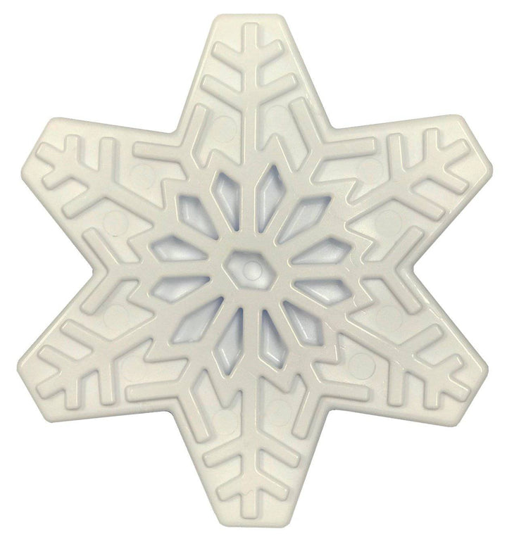 SodaPup Snowflake nylon dog chew toy in white, view 6
