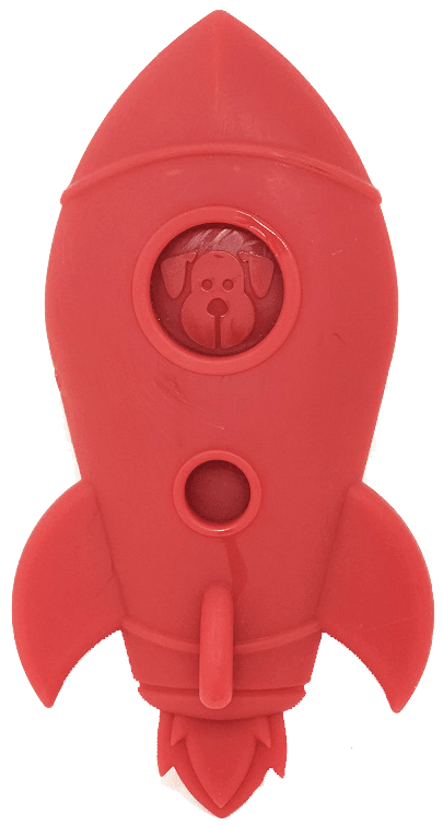 SodaPup Rocket Ship nylon dog chew toy, view 2