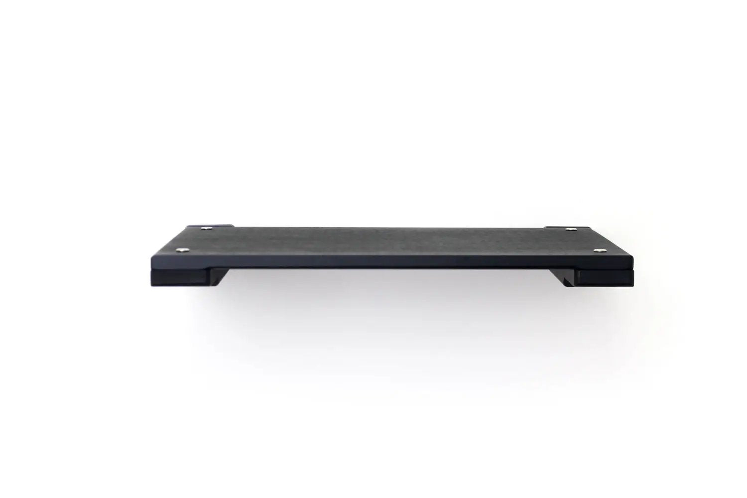 Wall Mounted Cat Shelf, black slim cat perch with mounting brackets