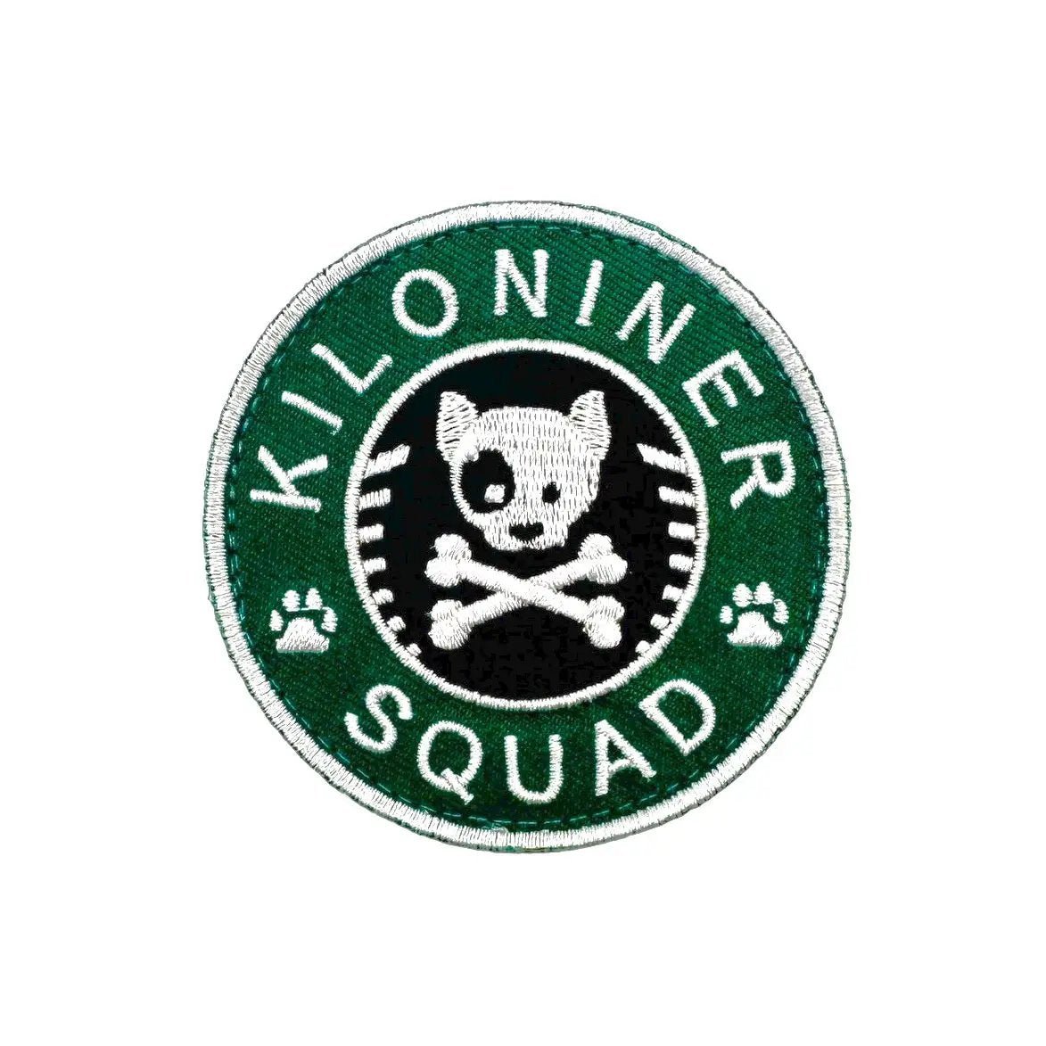 Starbarks Dog Crossbones Embroidered Morale Patch 2 75 Inch Tactical by kiloninerpets