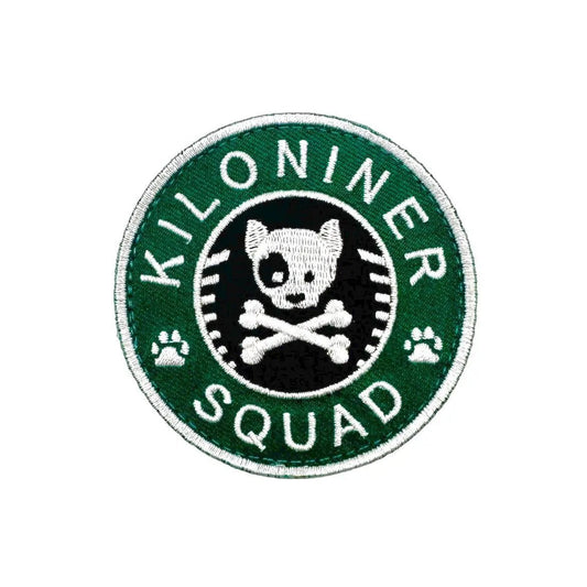 Starbarks Dog Crossbones Embroidered Morale Patch 2 75 Inch Tactical by kiloninerpets