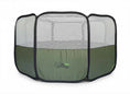 Load image into Gallery viewer, Hen Pen Starter Pop-Up Chick Brooder by My Pet Chicken, green portable baby chick habitat with mesh sides.
