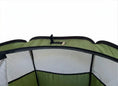 Load image into Gallery viewer, Hen Pen Starter Pop-Up Chick Brooder by My Pet Chicken, green with black trim and silver mesh sides.
