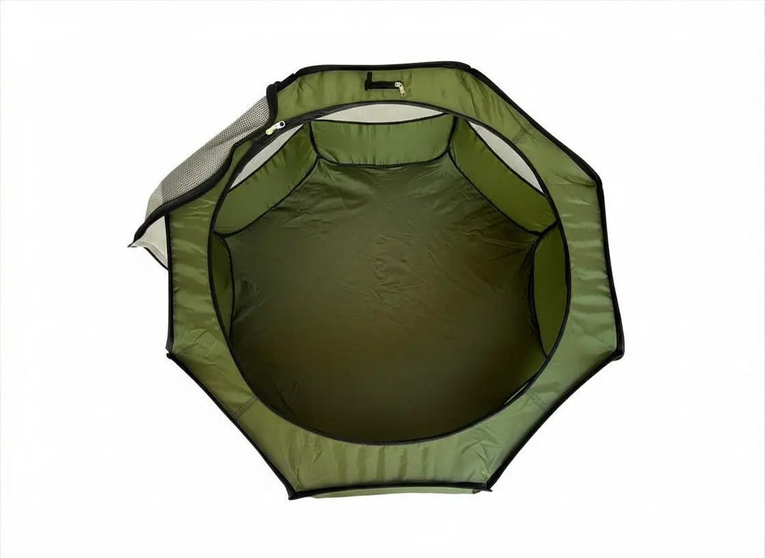 Hen Pen Starter Pop-Up Chick Brooder by My Pet Chicken; green nylon baby chick habitat
