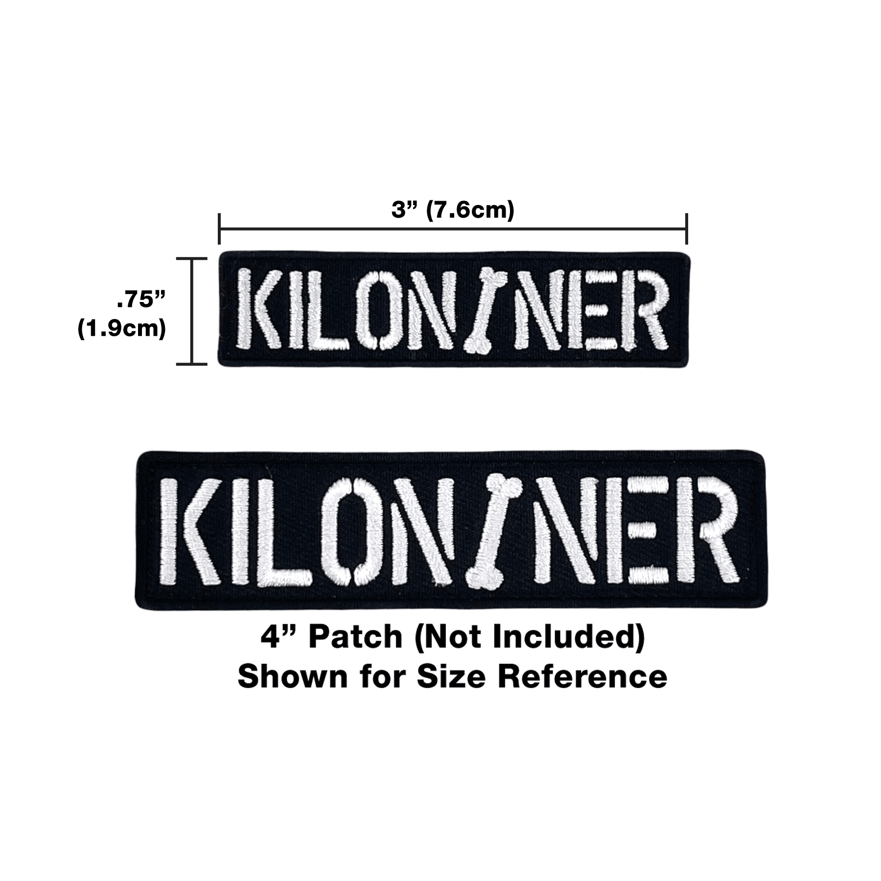 The Kiloniner Mini Embroidered Tactical Morale Patch