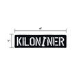 Gallery viewerに画像を読み込む, The Kiloniner Mini Embroidered Tactical Morale Patch
