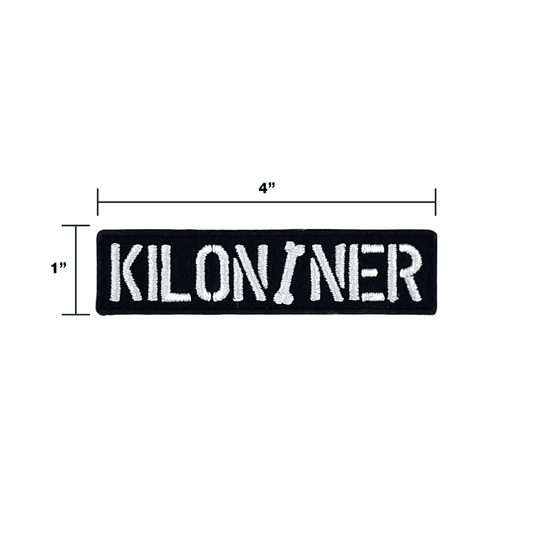 The Kiloniner Mini Embroidered Tactical Morale Patch