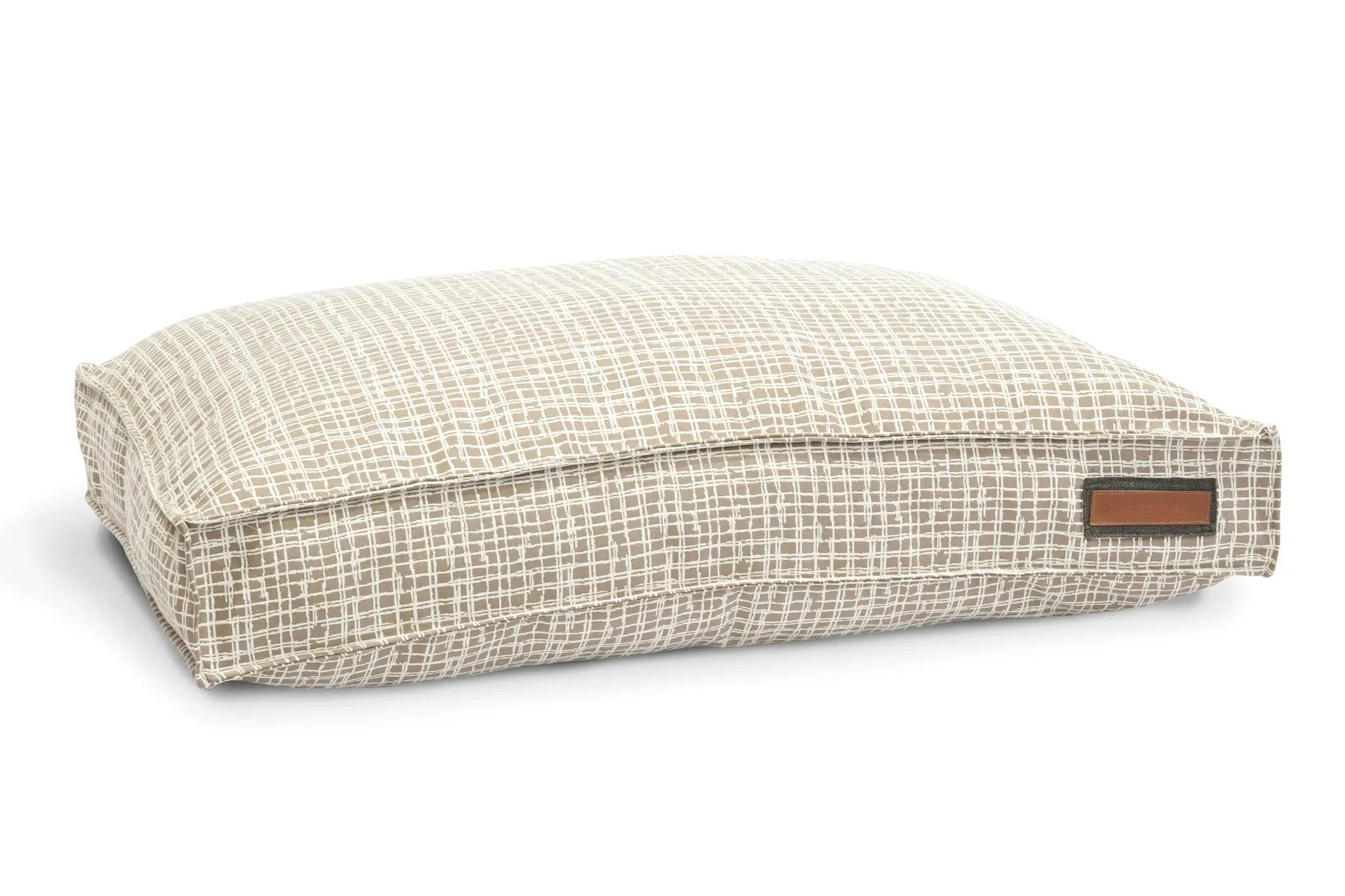 Dapper Dalmatian Plush Round Pet Bed Recycled Fill by DC-The Houndry