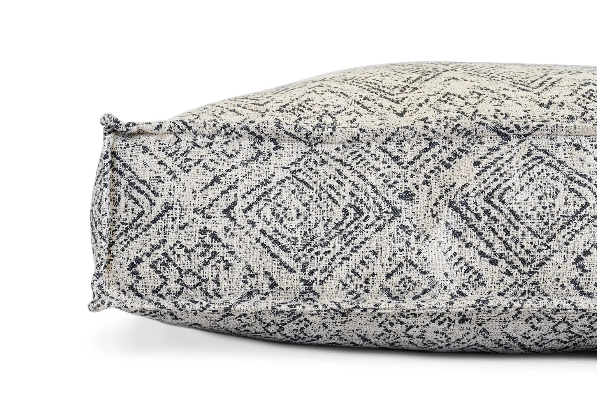 Lounger Pet Bed Over Stuffed With Recycled Fill In Sapphire by DC-The Houndry
