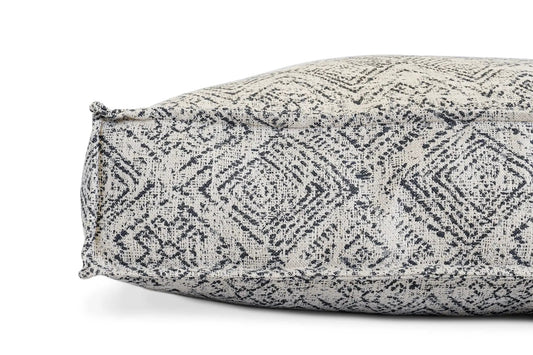 Lounger Pet Bed Over Stuffed With Recycled Fill In Sapphire by DC-The Houndry