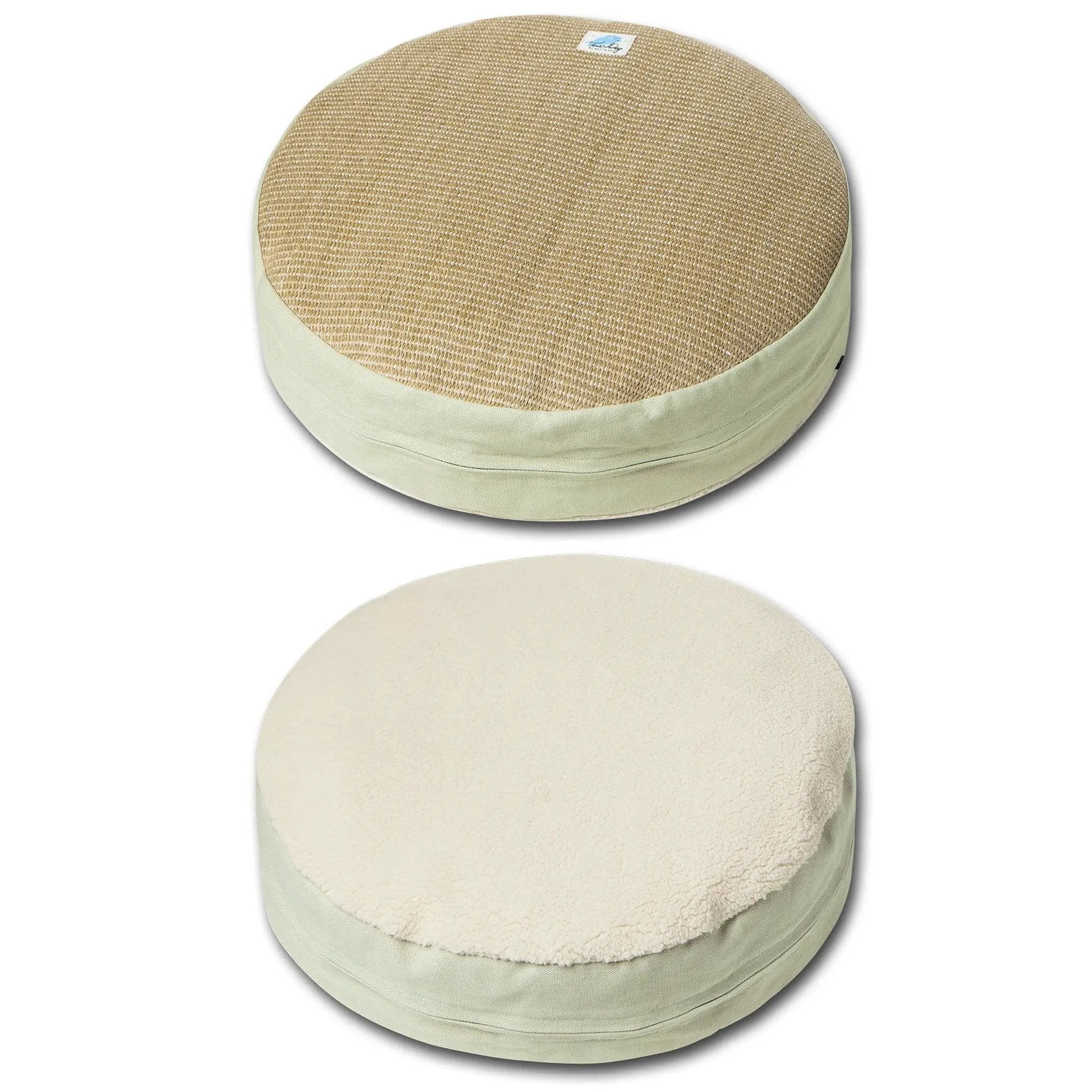 Touchcat Claw Ver Nest Rounded Scratching Cat Bed With Built In Teaser Toy Durable Nylon Scratch Proof Shell by Pet Life