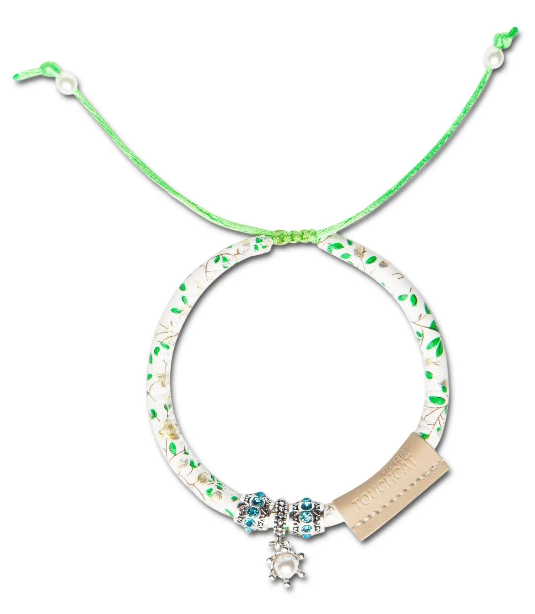 Touchcat Lucky Charms Designer Cable Cat Collar Necklace With Charm by Pet Life