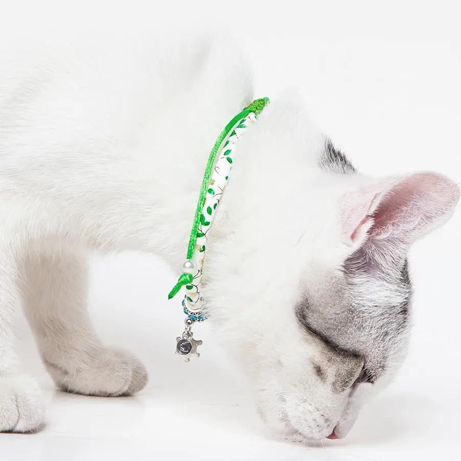 Touchcat Lucky Charms Designer Cable Cat Collar Necklace With Charm by Pet Life