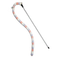 Load image into Gallery viewer, Touchcat Worm Tail Designer Wand Cat Teaser Interactive Glitter Transparent Dual Tension Cords by Pet Life
