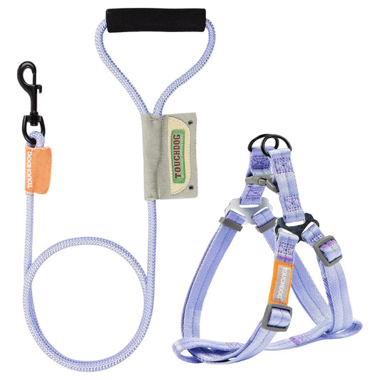 Touchdog ® 'Macaron' 2-in-1 Durable Nylon Dog Harness and Leash by Pet Life