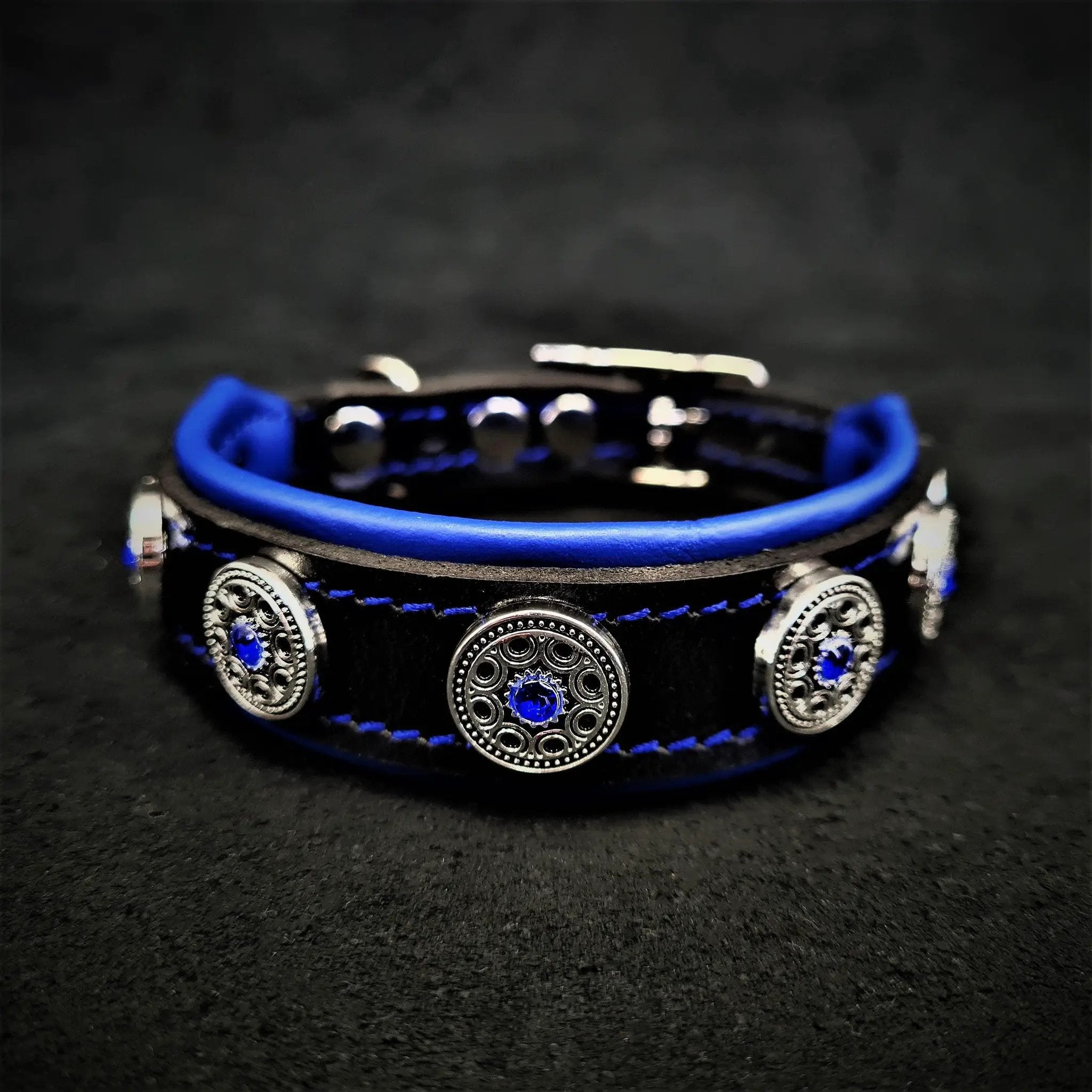 The "Bijou" handmade puppy collar - Pet Collars & Harnesses from Bestia Dog Gear