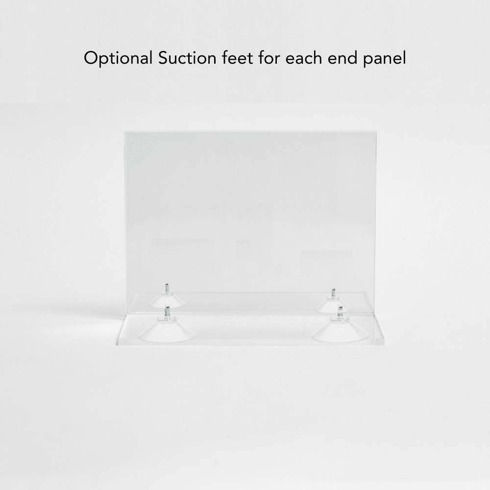 Hiddin Tall Clear Acrylic Zig Zag Pet Gate – Freestanding