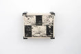 Gallery viewerに画像を読み込む, Enclosed cat bed wall cubby by Catastrophic Creations; wood frame with black-and-white checker pattern
