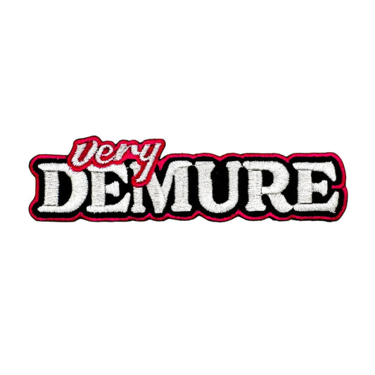 Very Demure Morale Patch 4.6 Inch Embroidered Hook Fastener Vest Gear by kiloninerpets