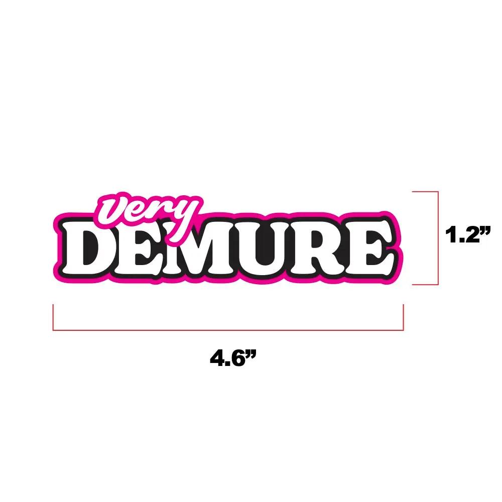 Very Demure Morale Patch 4.6 Inch Embroidered Hook Fastener Vest Gear by kiloninerpets