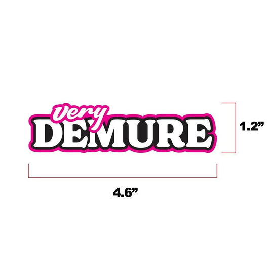 Very Demure Morale Patch 4.6 Inch Embroidered Hook Fastener Vest Gear by kiloninerpets