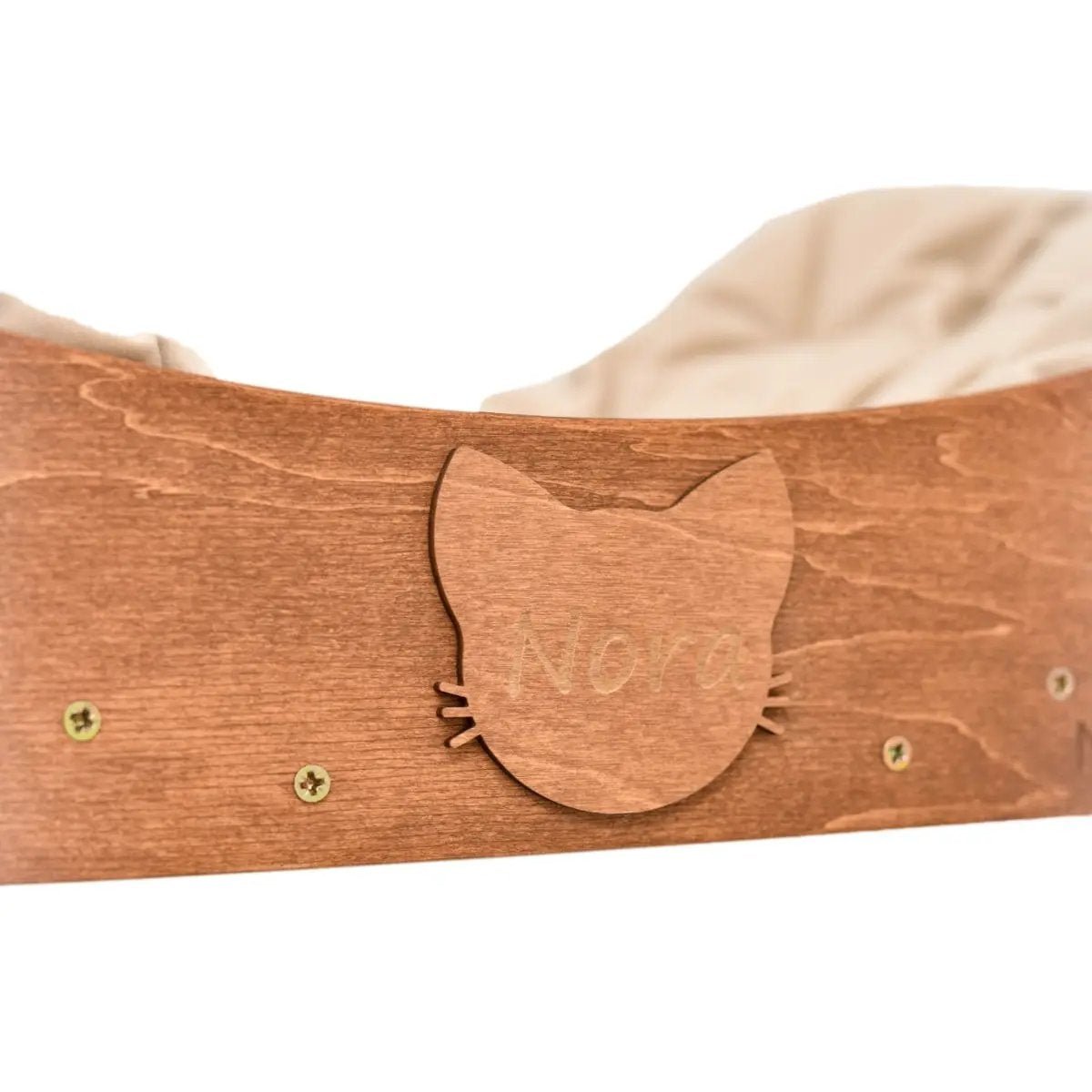 Floating Cat Shelf Perch Oak Wall Mounted Secure Resting Platform by Enjoy The Wood