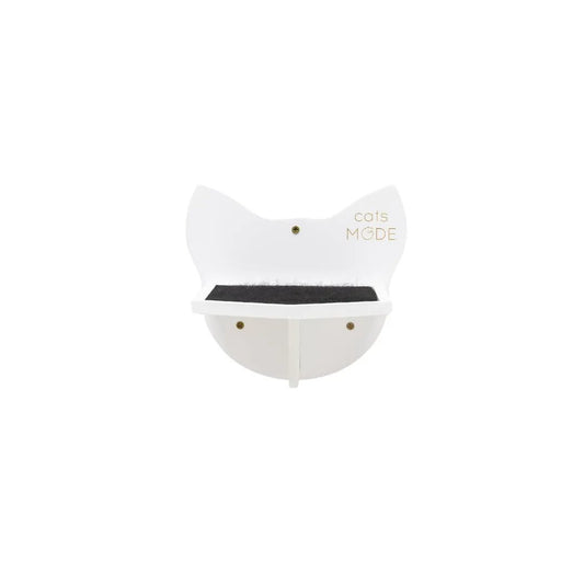 Enjoy The Wood Pristine White Wooden Cat Step Secure Durable Landing by Enjoy The Wood