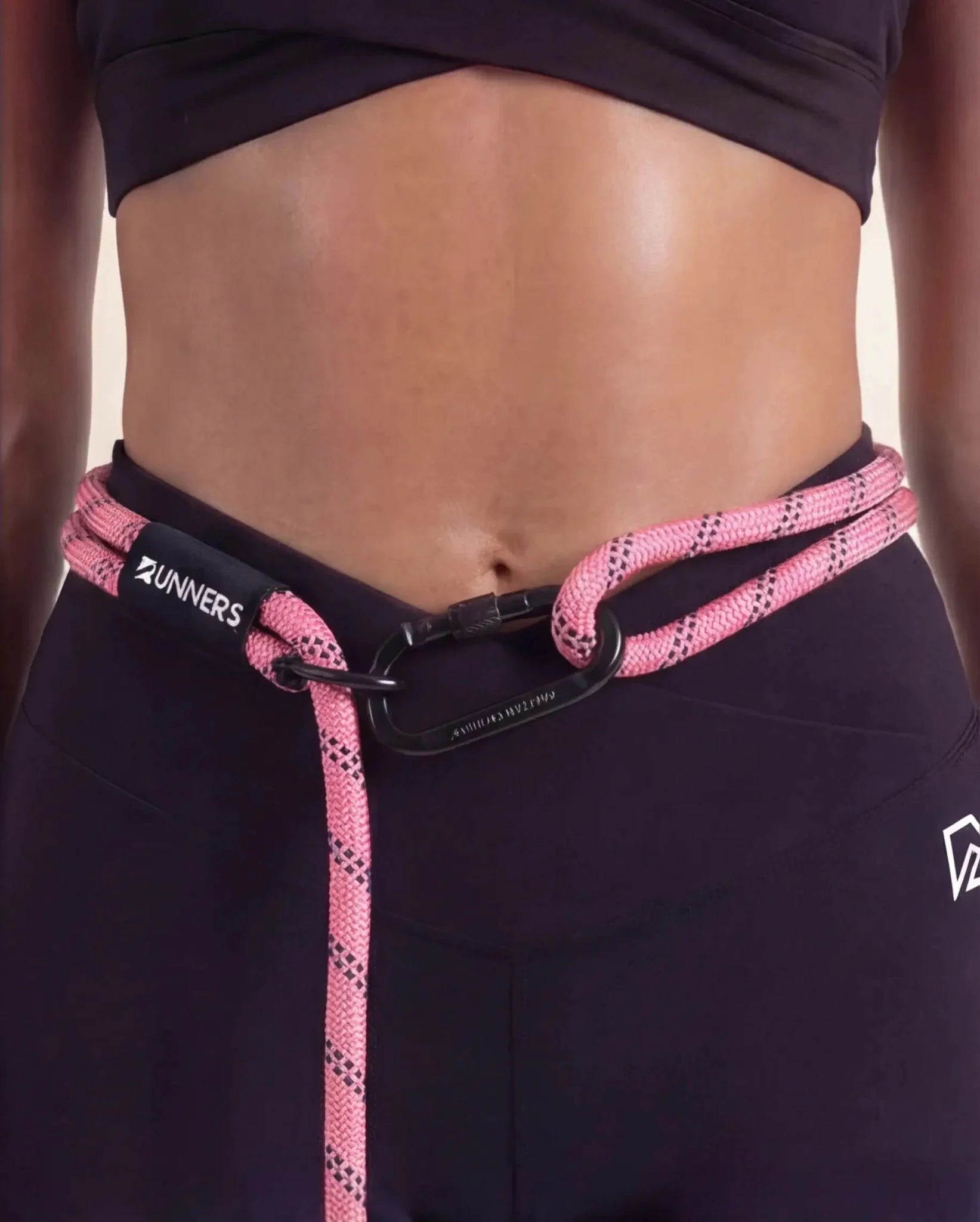 Runners Neon Pink Hands-Free Dog Leash 6FT Reflective Walking Strap by Runner's Athletics
